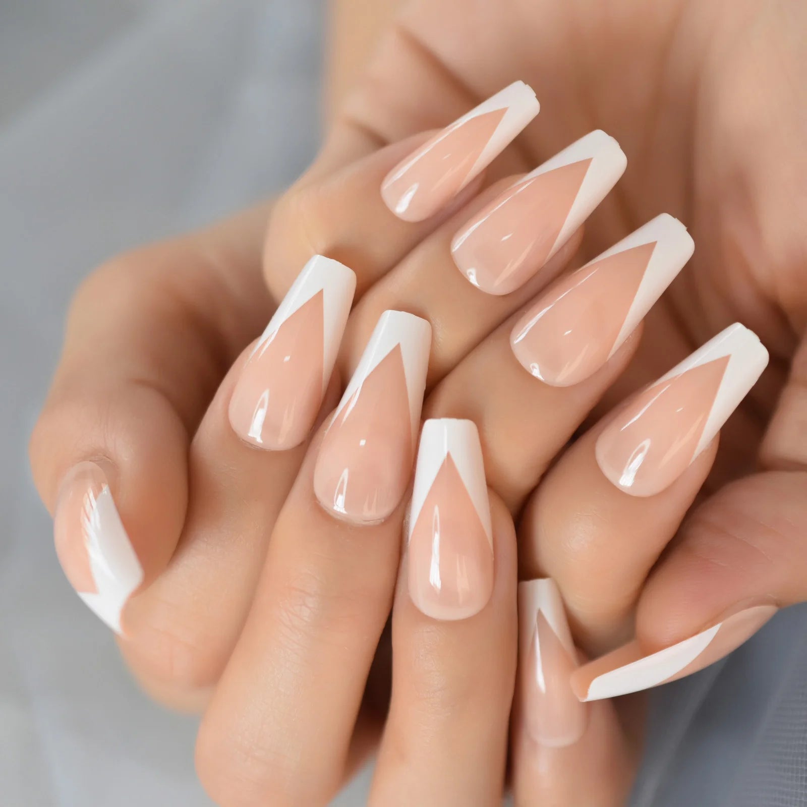 Dress - Long Coffin - Press on Nails